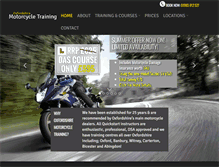 Tablet Screenshot of oxfordshiremotorcycletraining.com